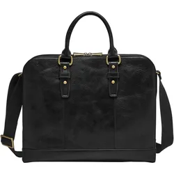 Fossil Dillon Pilot Bag, Notebooktasche, Schwarz, Braun