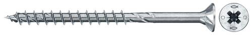 Fischer 670635 Power-Fast II Spanplattenschraube 4.5mm 80mm Kreuzschlitz Pozidriv Stahl galvanisch verzinkt 500St.