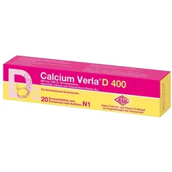 CALCIUM VERLA D 400 Brausetabletten 20 St
