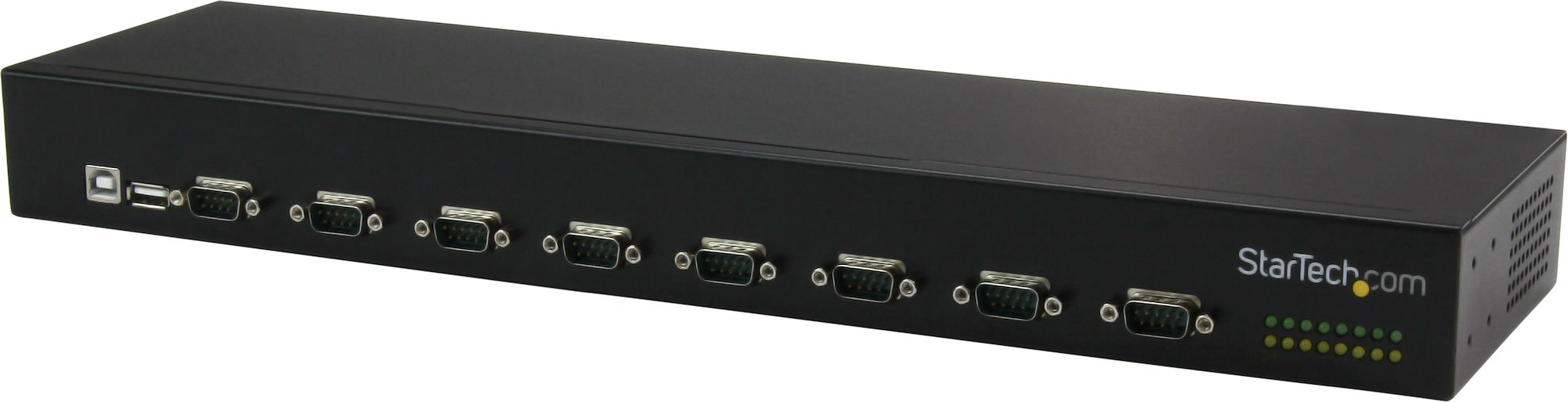 StarTech.com 8 Port USB auf Seriell Adapter Hub, USB 2.0, Seriell, Schwarz, Aluminium, 36 W, 100 - 240 V