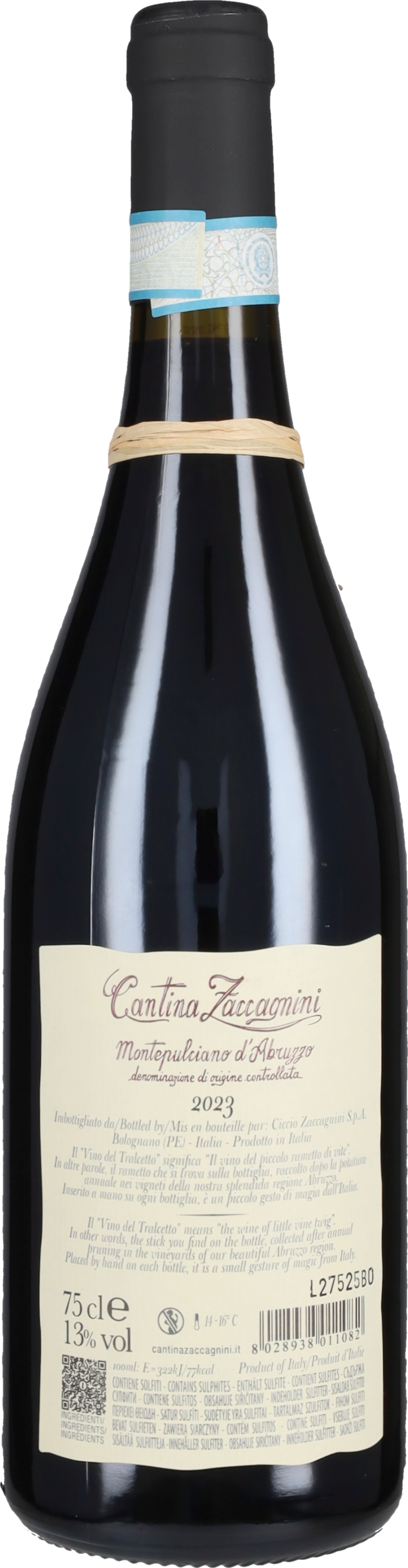 Montepulciano d'Abruzzo 'Tralcetto' Zaccagnini 2024