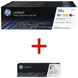 HP 4-farbiges Druckkassetten-Set »CF210A / CF213AM« HP 131A schwarz
