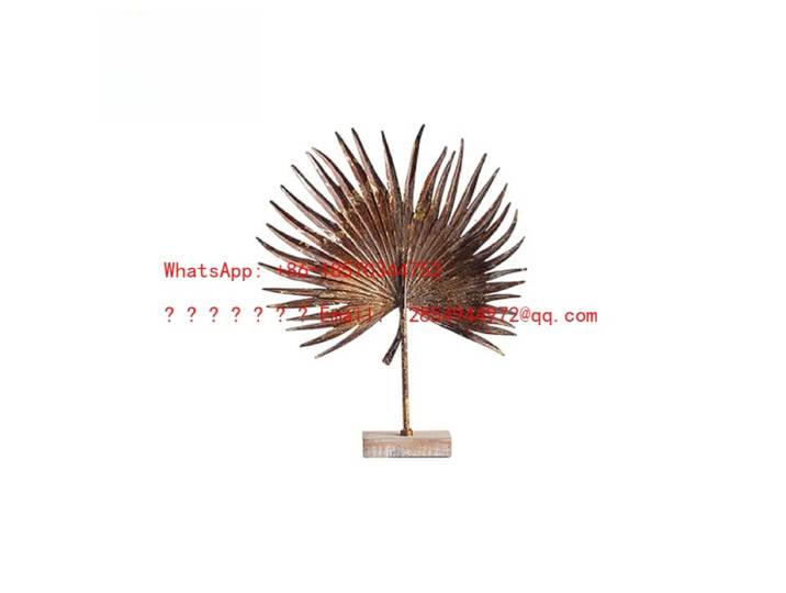 L Light – décoration de tournesol en fer forgé rétro de luxe, décoration douce