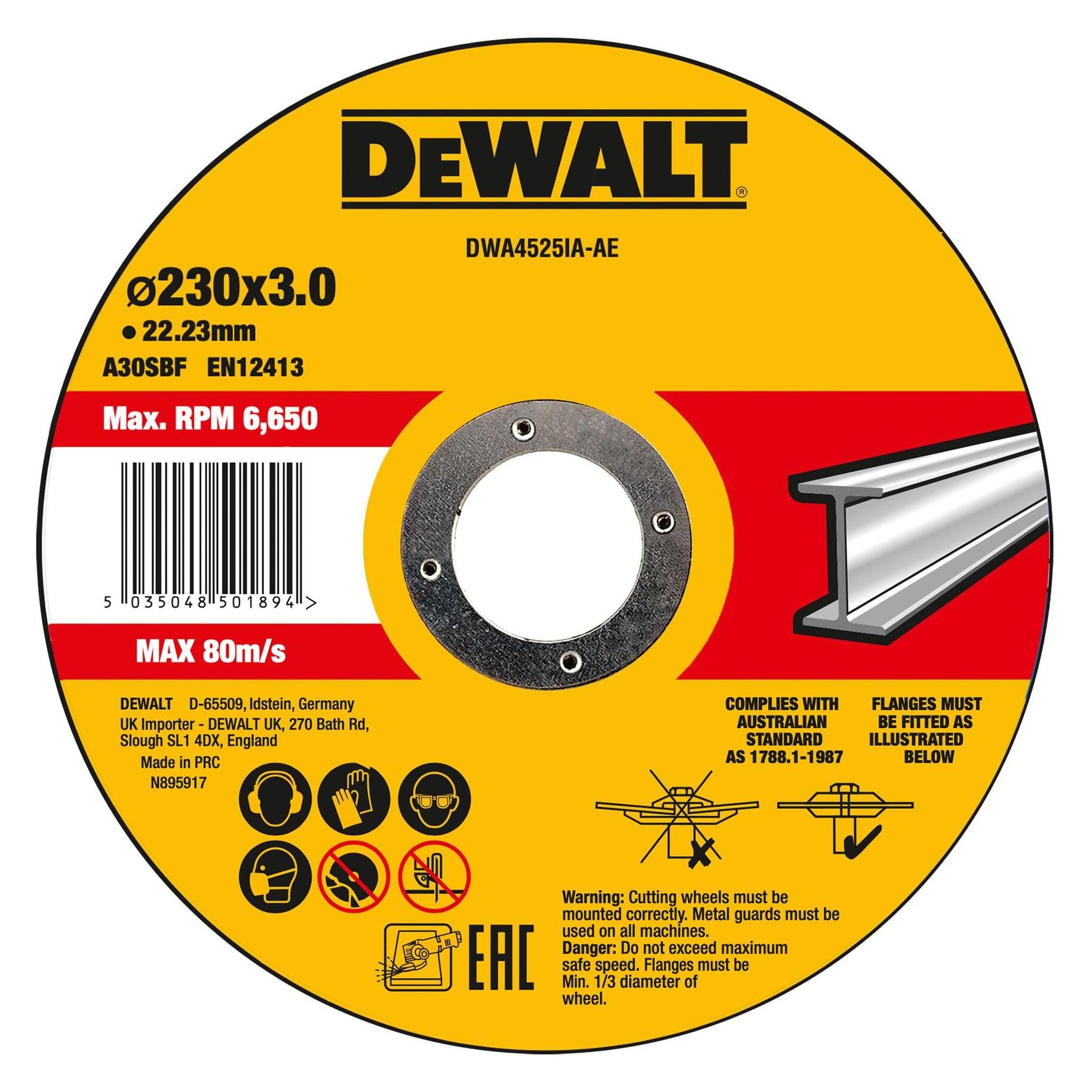 DeWalt Trennscheibe (DWA4525IA-AE)