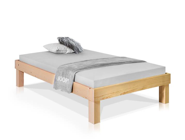 PUMBA Massivholzbett ohne Kopfteil, Material Massivholz