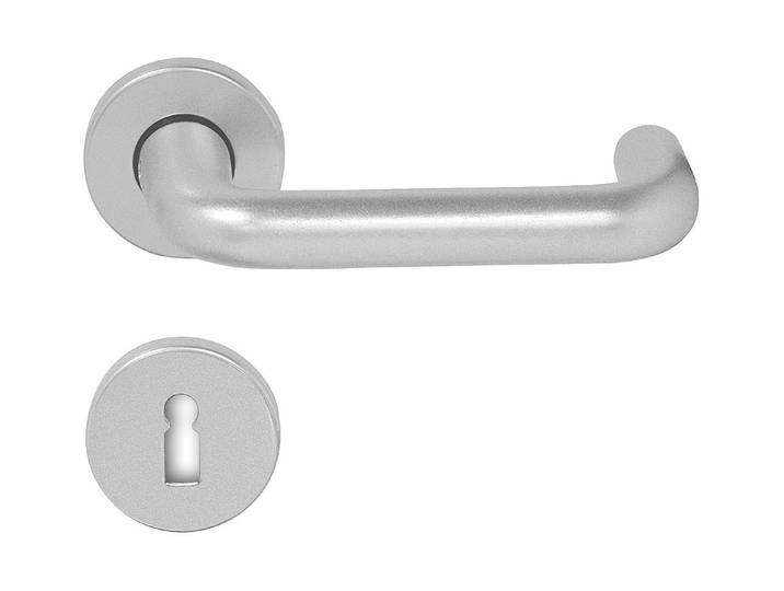 Lienbacher Drücker-Garnitur Nava Aluminium 13 cm