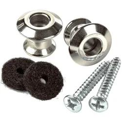 Dunlop Straplok Strap Button Set nickel - Endpin