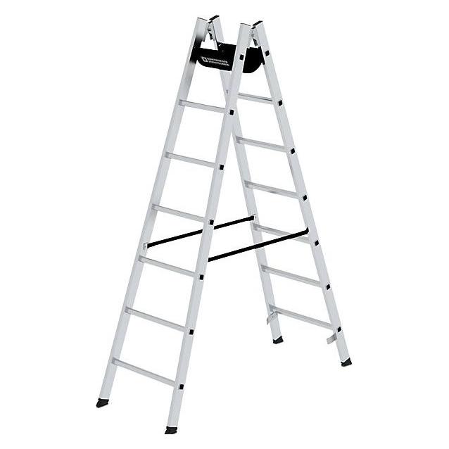 Munk Sprossen-Stehleiter 2x7 Sprossen (Stehleiter, 210 cm) (011154)