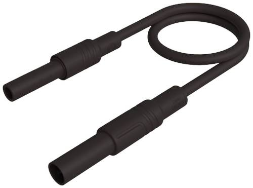 Hirschmann Test & Measurement MAL S GG-B 50/2,5sw Sicherheits-Messleitung 4mm Sicherheits-Stecker 4mm Sicherheits-Buchse 50cm