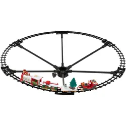 WEIHNACHTSZUG Set mit Licht & Sound Ø87,5 cm Weihnachtsdeko batteriebetrieben