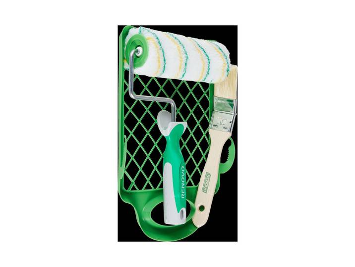Renovo Farbroller-Set Holz 19 cm