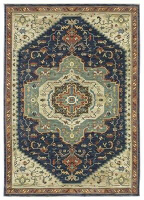 Style Haven Federica Bohemian Center Medallion Fringe Edge Area Rug