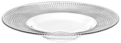 Majestic Gifts Inc. "Majestic Gifts Inc Glass Lg Serving Bowl/Plate-W/ Border-11.8""Diameter"