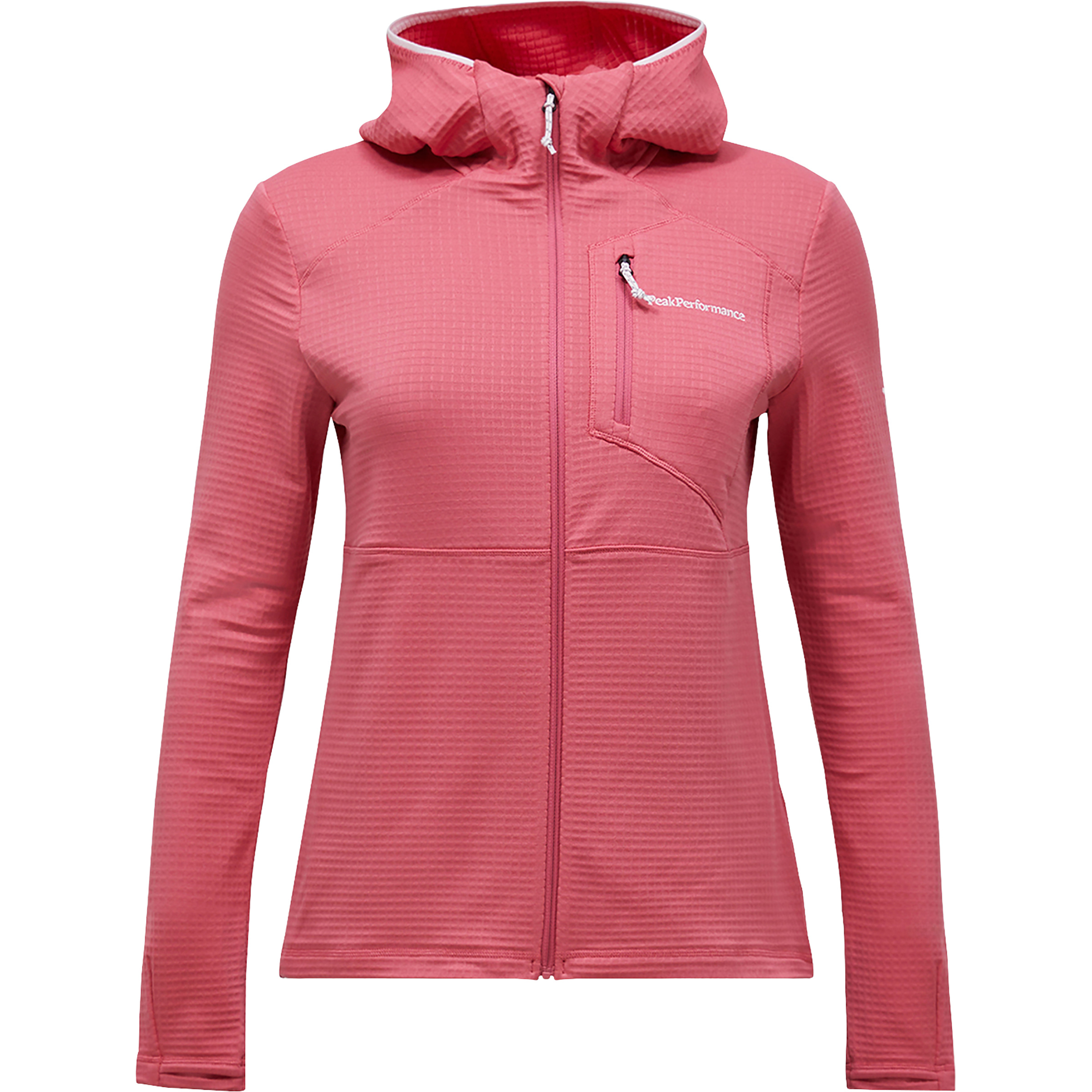 Peak Performance Trail Polartec Damen Fleecejacke pink Größe M Trekking Elastisch Polartec