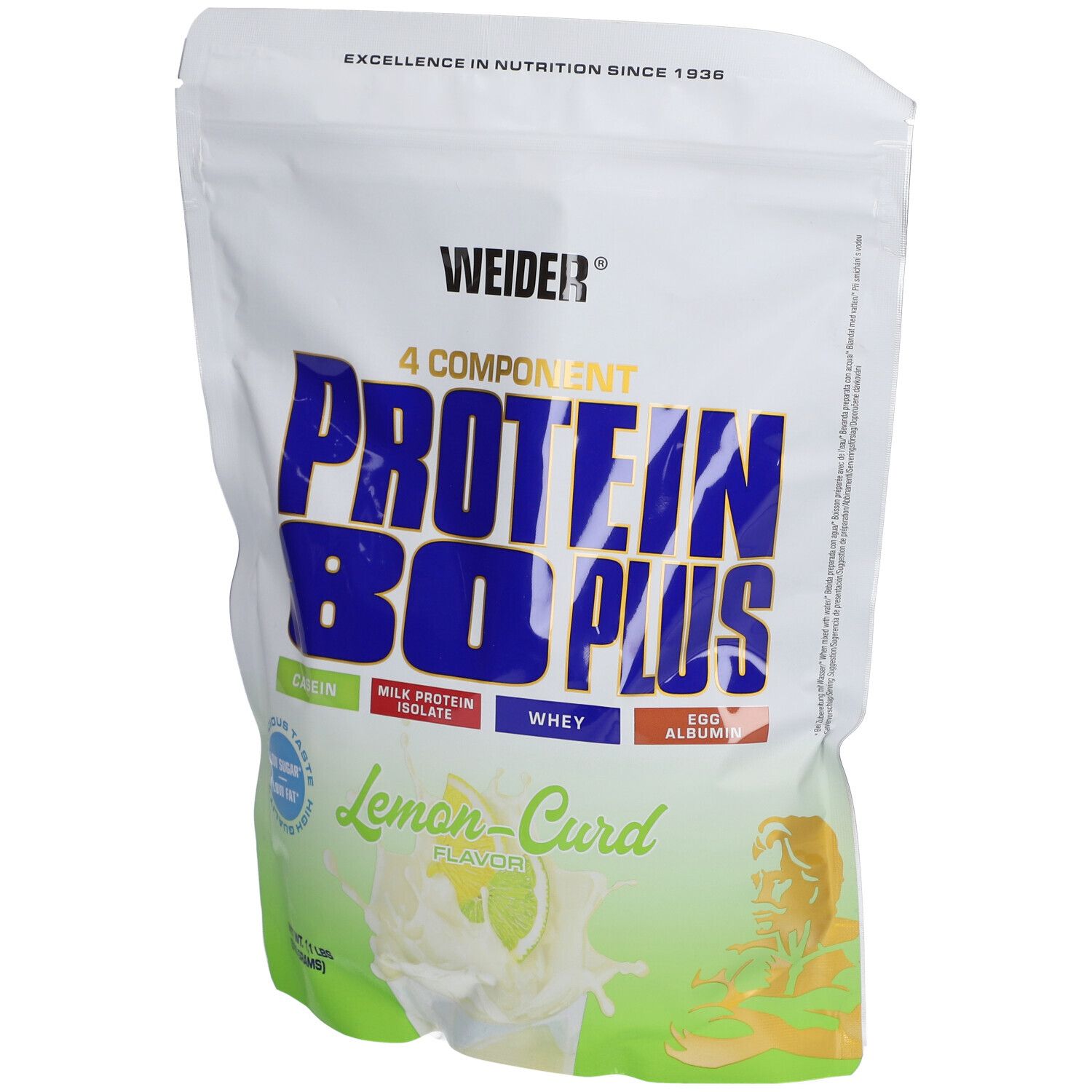 Weider Protein 80 Plus, Citrus-Quark, Pulver 500 g Puder