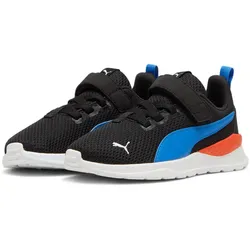 PUMA Anzarun Lite AC PS Kinder Sneaker mit Klettverschluss 38 - PUMA black/hyperlink blue/PUMA white/redmazing 30