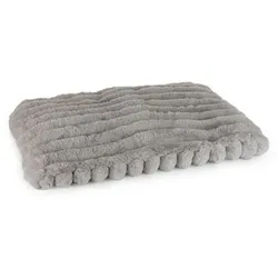 MONT CHALET Hunde-/Katzenbett Lammfellimitat, uni XL-Cord, ultra soft waschbar, 85x59x8cm