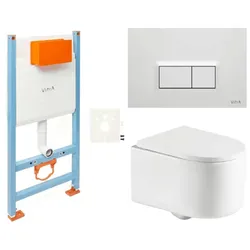SAT Tornado Wand-WC Set für Vorwandmontage SIKOVSTOR72600