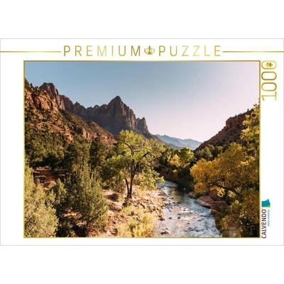 CALVENDO Puzzle Zion National Park | 1000 Teile Lege-Größe 64x48cm Foto-Puzzle für glückliche Stunden