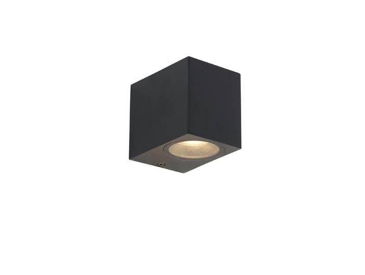Applique murale moderne noire IP44 - Baleno