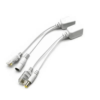 NetLink Passive PoE Injector Splitter Cable Kit For IP Cameras & Networking white 10 Pair