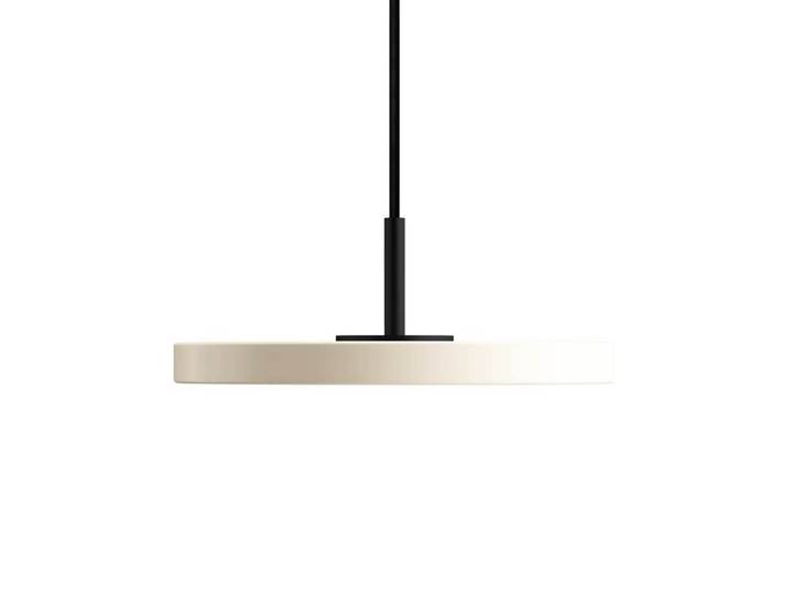 Asteria Hanglamp Micro Pearl White/Black Top - UMAGE - Eetkamer - Metaal
