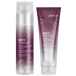 550ml JOICO DEFY DAMAGE Protective Set (Shampoo 300ml + Conditioner 250ml)