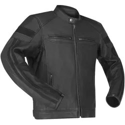Richa Retro Racing 4 Black Edition Motorrad Lederjacke 54