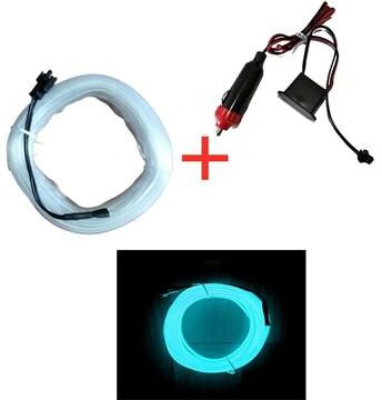 Inspired Living USB Neon LED Car Interior Light Strip Flexible Ambient Lighting cig drive 1 5m