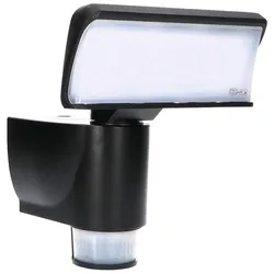 LED Strahler mit Bewegungsverfolgung IP44 18 W 1400 lm 4000 K Schwarz LEDs Light