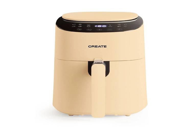 Heissluftfritteuse Create Fryer Air Pro Compact 3,5 l , beige (sand), B:27cm H:26,5cm T:26,5cm, Fritteusen, Heissluft-Fritteuse, Heissluftfritteuse
