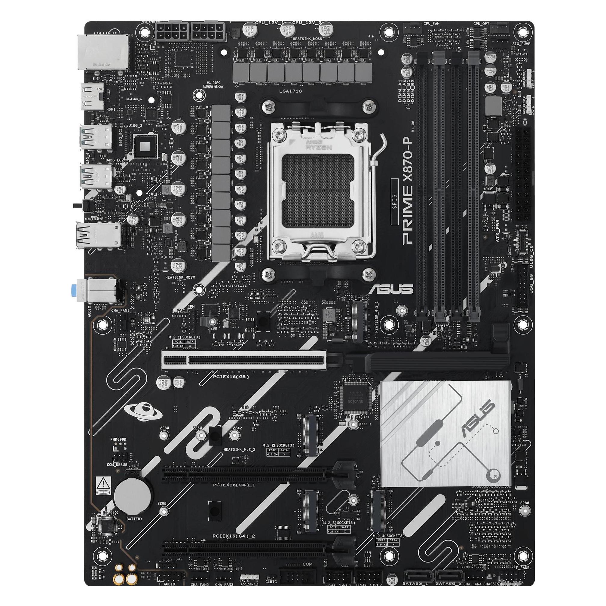 ASUS PRIME X870-P (AM5, AMD X870, ATX) (90MB1IT0-M0EAY0)