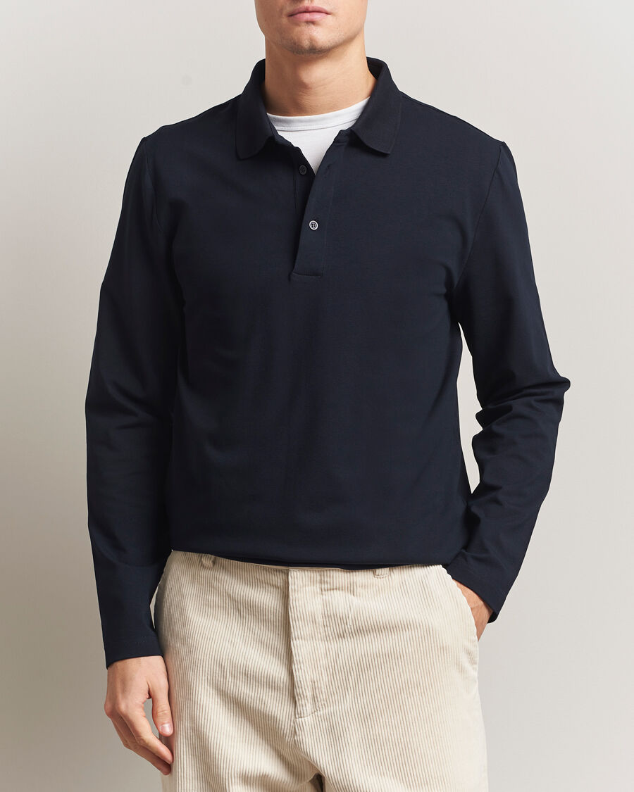 Filippa K Luke Lycra Poloshirt Navy men XL Blå