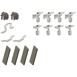 Set Erweiterung ab 2. Reihe /3 Flachdachsystem, O/W 10 Grad f. 2 Module