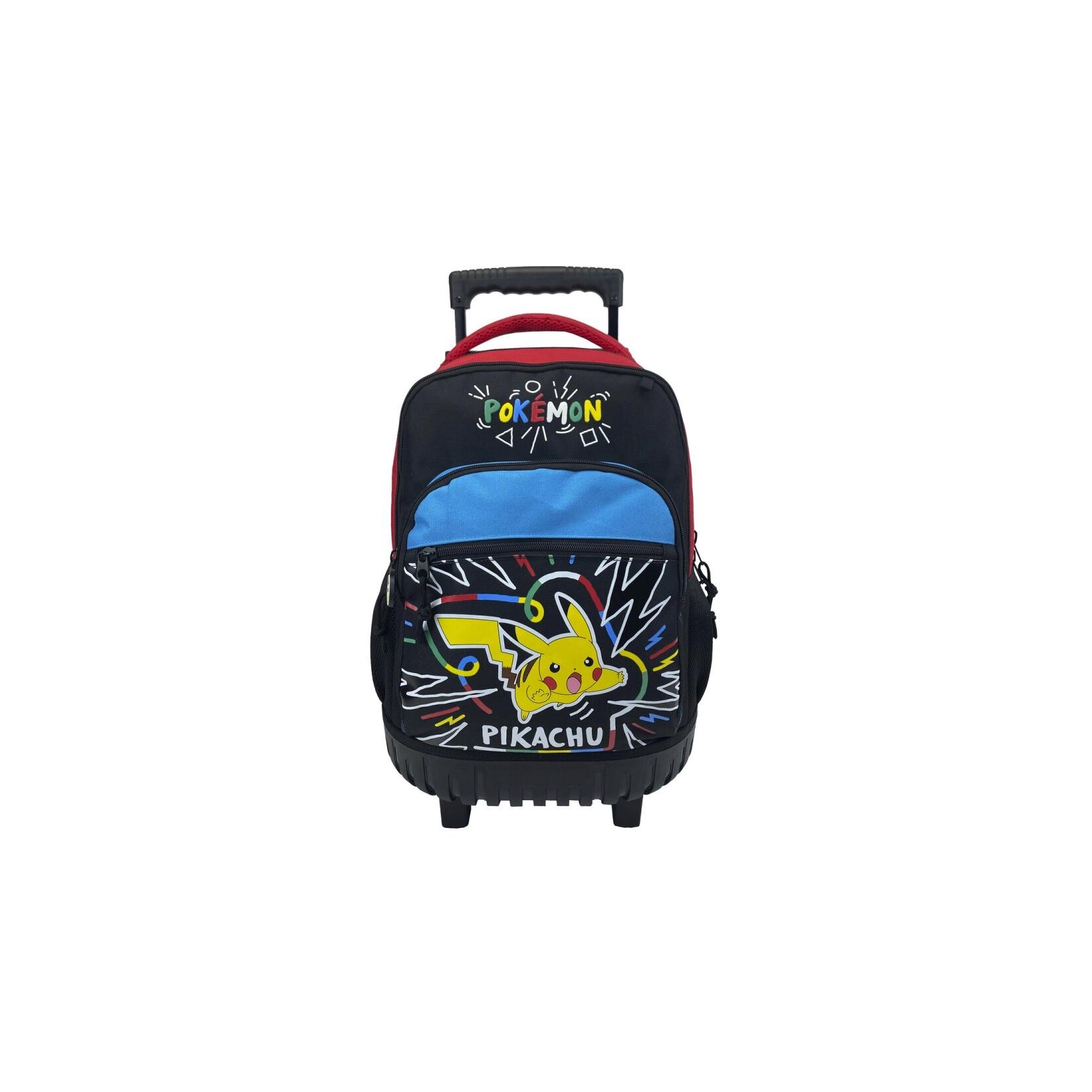 Pokémon Trolley Rucksack 52 cm Schulrucksack mit Rollen Teleskopgriff