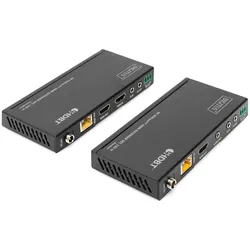 Digitus HDBaseT HDMI Extender Set, 150 m 4K/60Hz, 18 Gbps, YUV 4:4:4, HDR