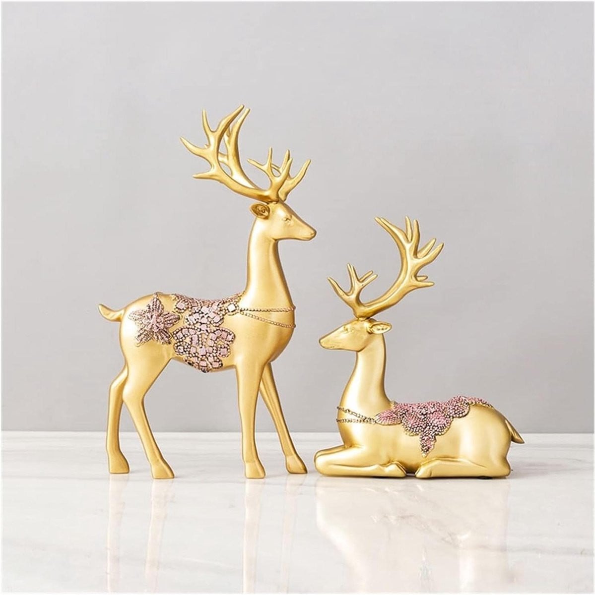Herten standbeeld decoratief dieren beeldhouwwerk voor huisdecoratie