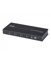 ATEN 4 Port USB KM Switch Boundless KVM-Umschalter 4-Port RJ-45 (CS724KM-AT)