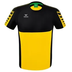 Erima Six Wings T-Shirt Herren - gelb/schwarz - XL
