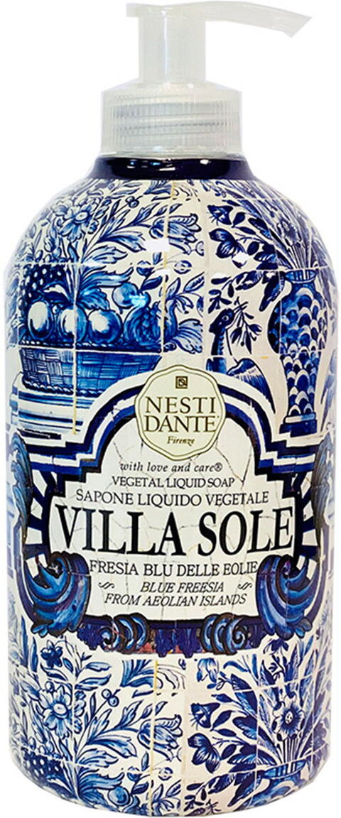 500ml Nesti Dante Villa Sole Fresia Blu Delle Eolie Soap