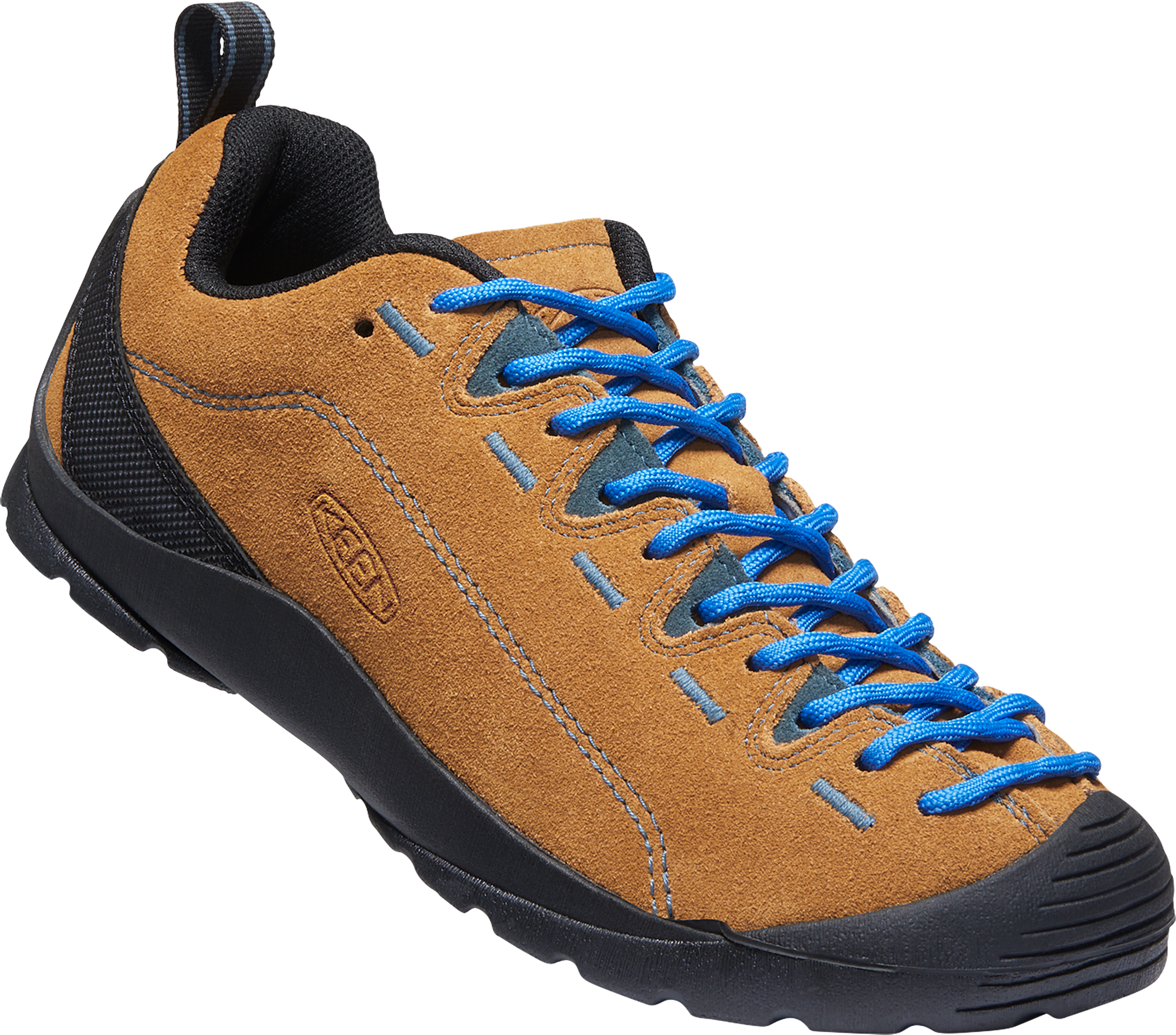 Sneaker KEEN "JASPER", Damen, Gr. 37, Synthetik, braun (cathay spice, orion blau), Leder, Synthetik, Schuhe Sneaker
