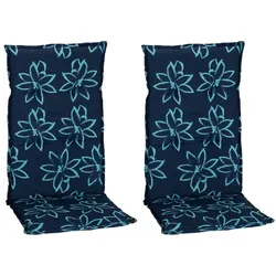 beo 2er Set Auflage Bunde M134 Blume hell-blau