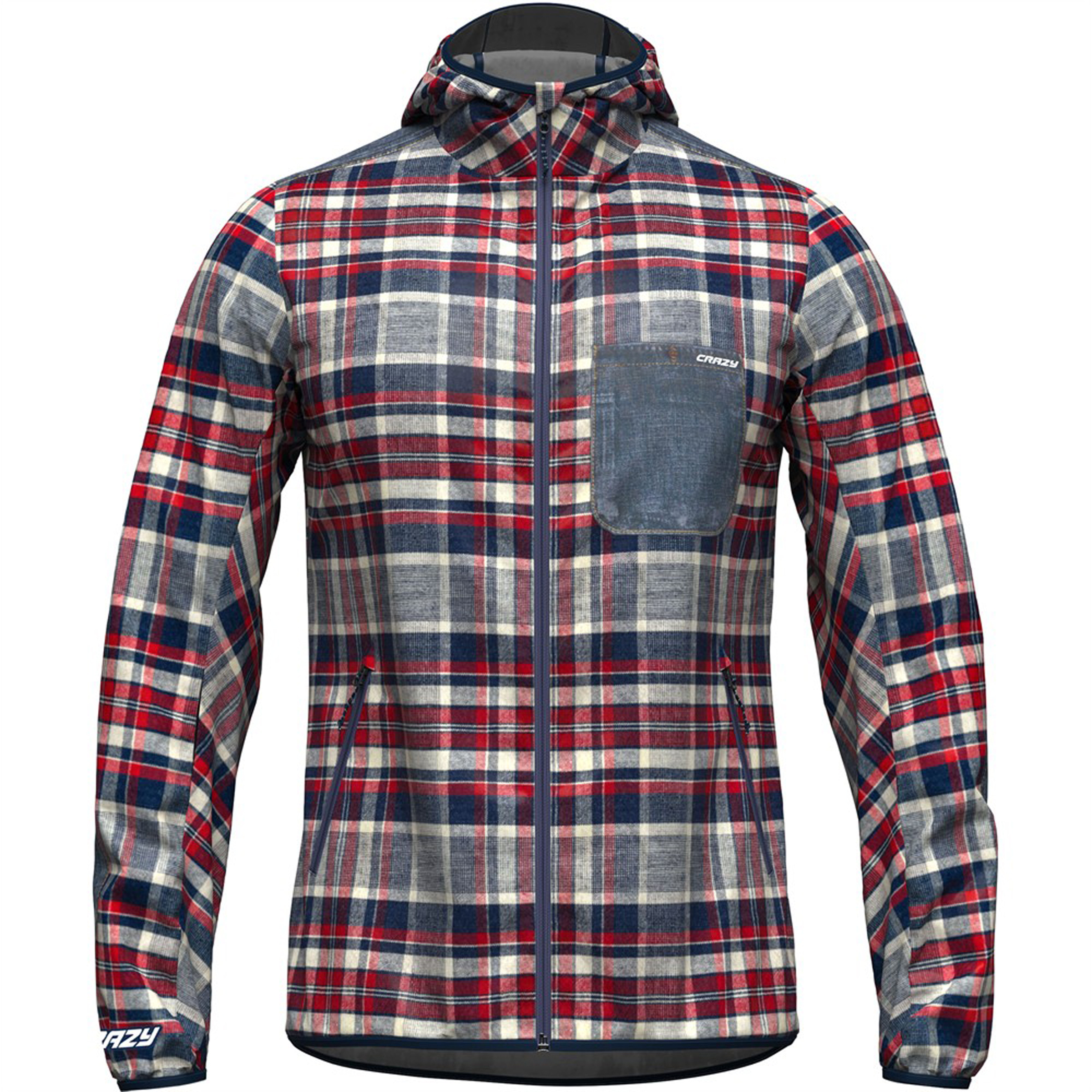 Crazy Legend Shell Herren Regenjacke grau Größe L Camping Klein verpackbar