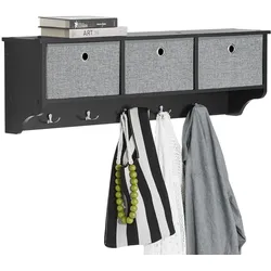 WANDGARDEROBE Schwarz