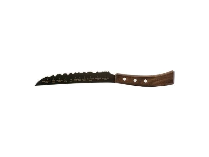 Käsemesser Best Of Switzerland, Panorama Knife, schwarz, Diamond-Like-Carbon DLC