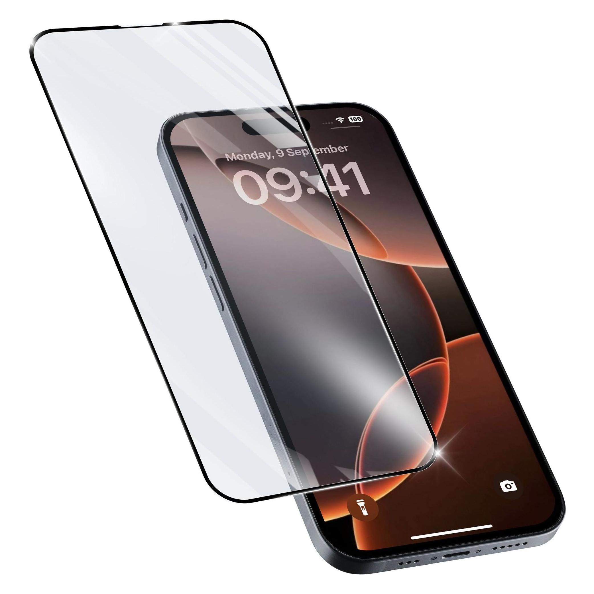 Cellularline Impact Glass Capsule (1 Stk., Apple iPhone 16 Pro Max) (TEMPGCAPIPH16PRMK)