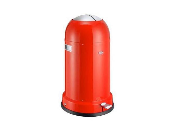 Wesco Abfalleimer, Hellrot, Metall, 33 L, 41x41x69 cm, Küchen, Küchenausstattung, Mülleimer