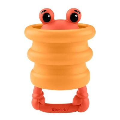Fisher-Price Squishseas Silikon-Rasseln, Kollektion an Aktivitätsspielzeugen für Neugeborene, Stile können abweichen