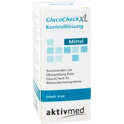 Glucocheck Xl Kontroll-Lösung Mittel 4 ML