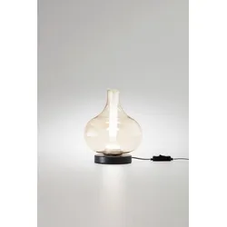 FABAS LED-Tisch-Vasen-Leuchte Crodo Metall Beige